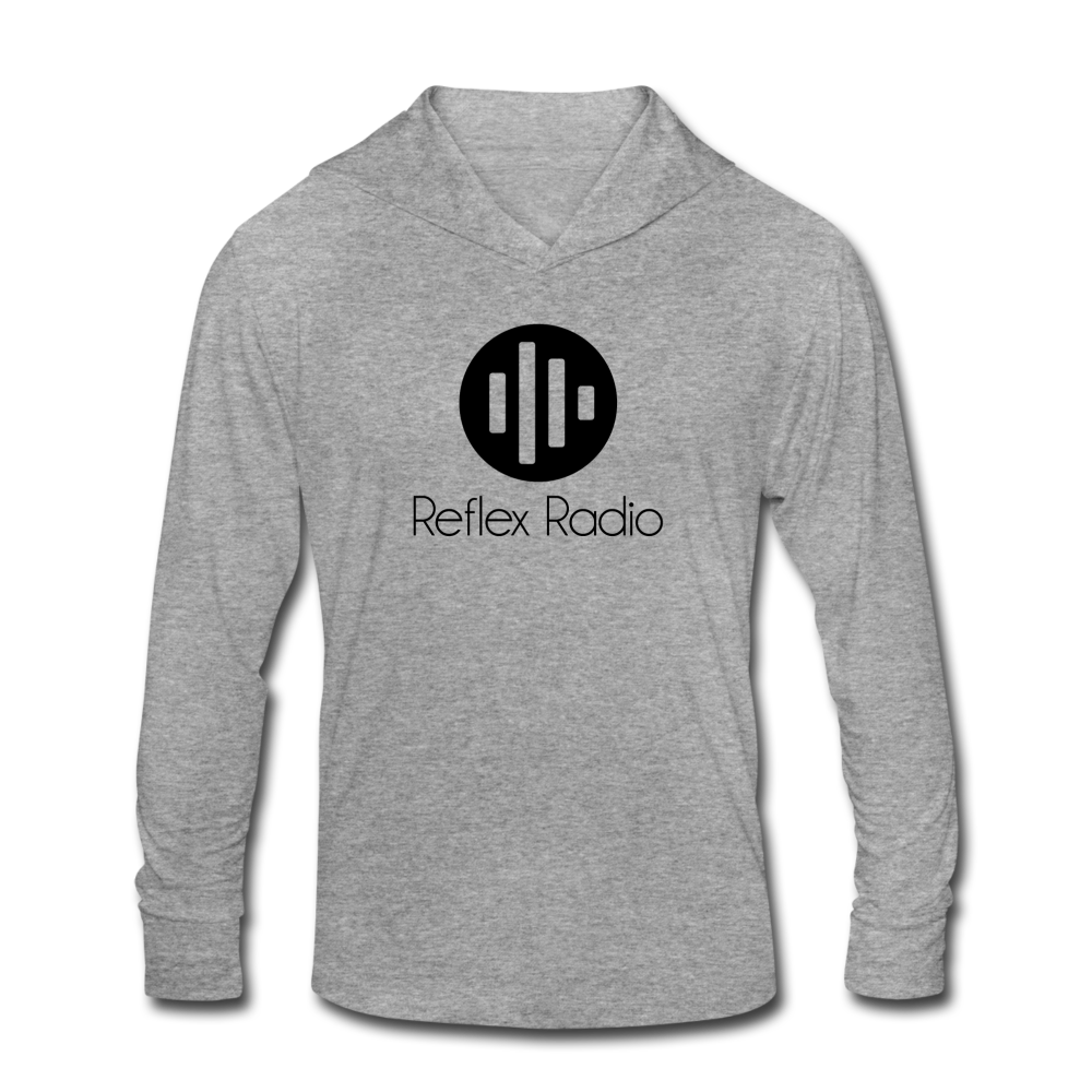 Unisex Tri-Blend Hoodie Shirt - heather gray